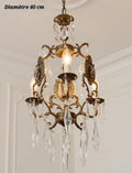 Lustre en bronze 3 lampes – Diamètre 40 cm