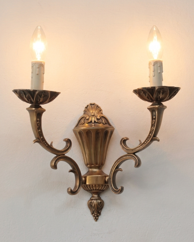 Applique murale bronze à deux bras – Médicis