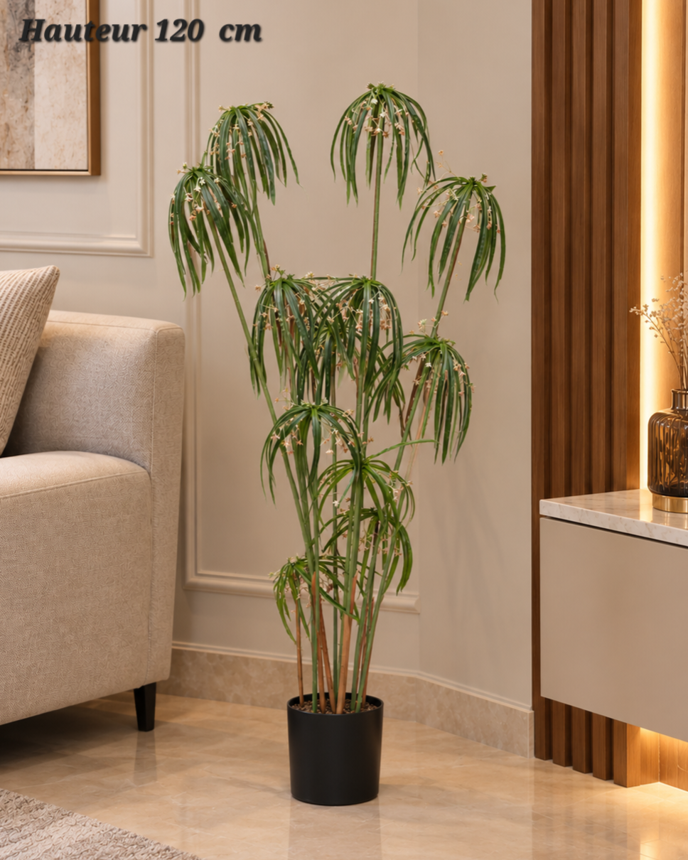 Papyrus artificiel décoratif – 120 cm