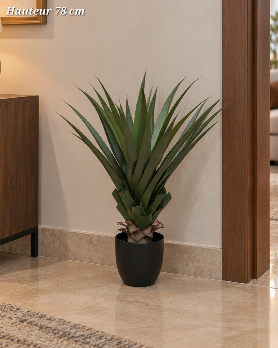 Agave artificiel décoratif – 78 cm