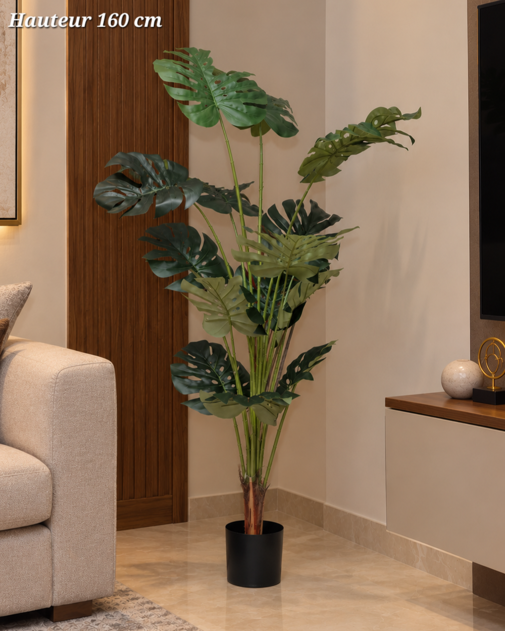 Monstera artificiel décoratif – 160 cm