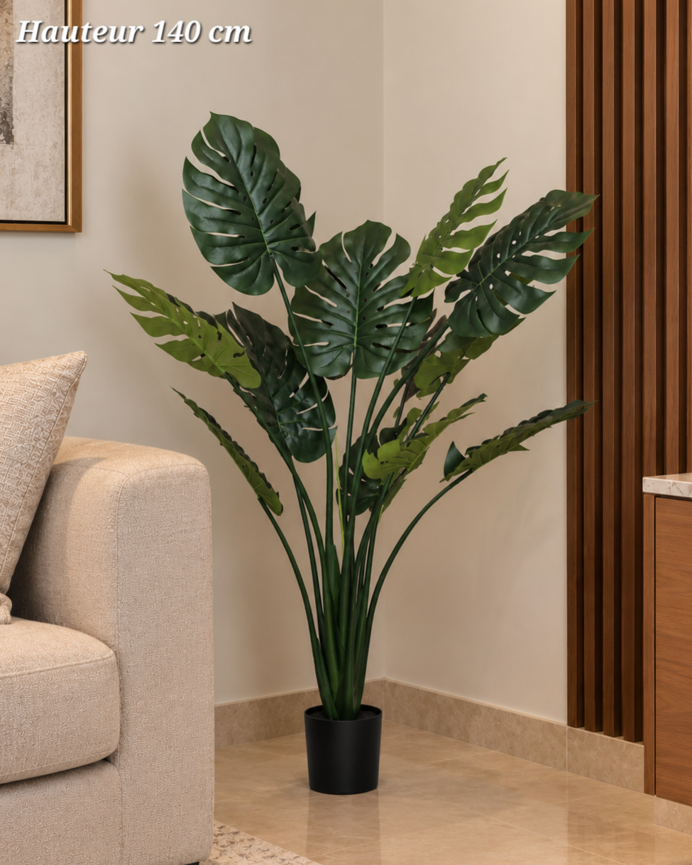 Monstera artificiel décoratif – 140 cm