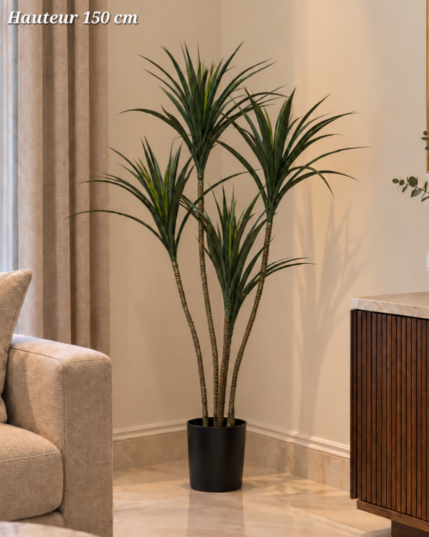 Dracaena artificiel décoratif – 150 cm